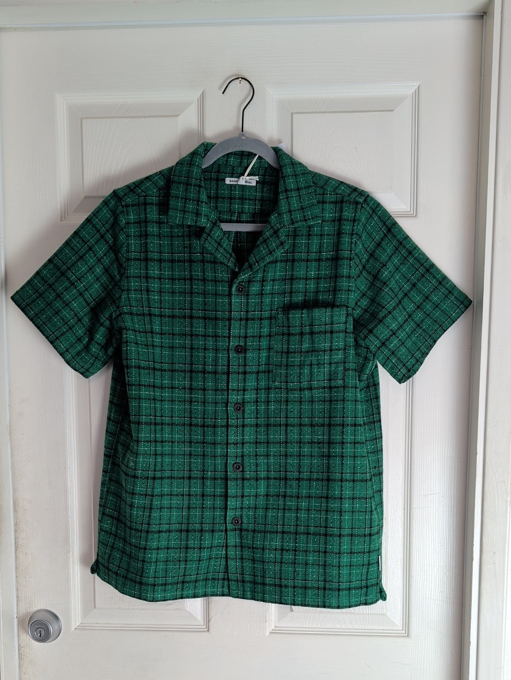 NEW Banks Journal Degrass Resort Flannel Shirt Men M NWT Wool Blend
